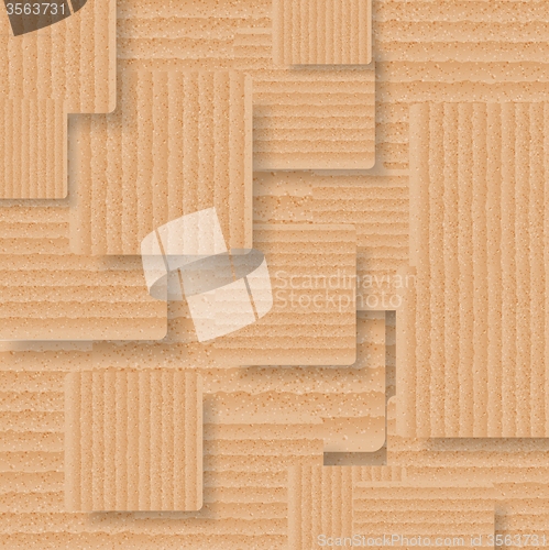 Image of Abstract vector background of cardboard squares