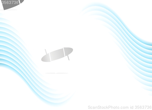 Image of Blue abstract wavy background