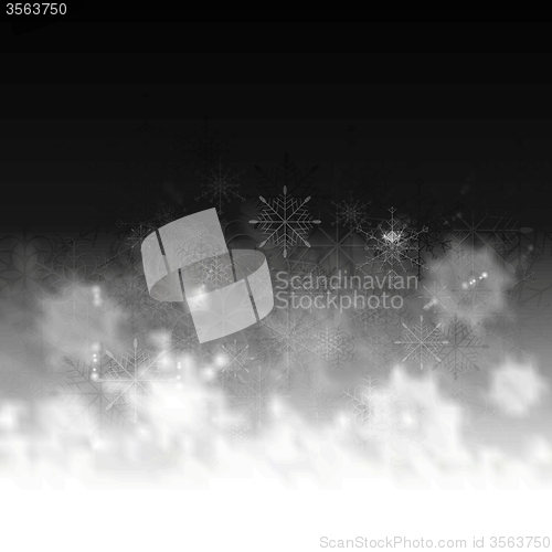 Image of Christmas abstract art greeting card