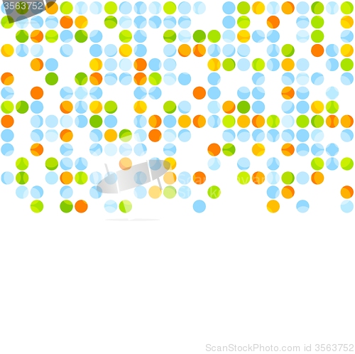 Image of Bright abstract retro circles design