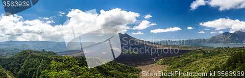 Image of Batur volcano and Agung mountain, Bali