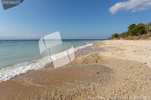 Image of dream beach Bali Indonesia, Nusa Penida island