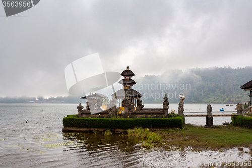 Image of Pura Ulun Danu water temple on a lake Beratan. Bali