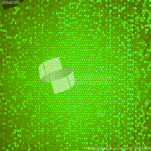 Image of Abstract Green Mosaic Background