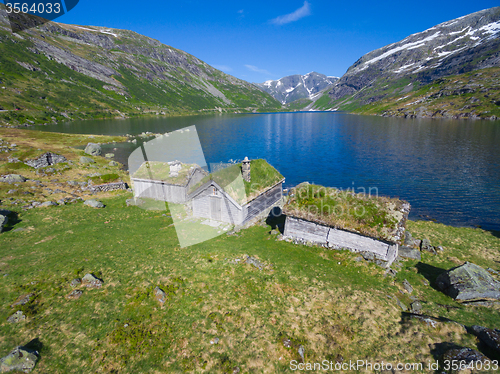 Image of Traditional norwegian huts