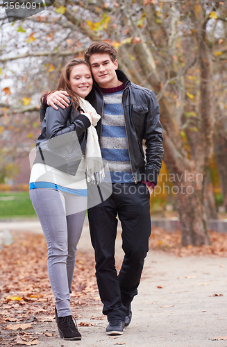 Image of autumn couple