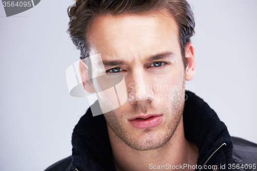 Image of handsome young man portrait