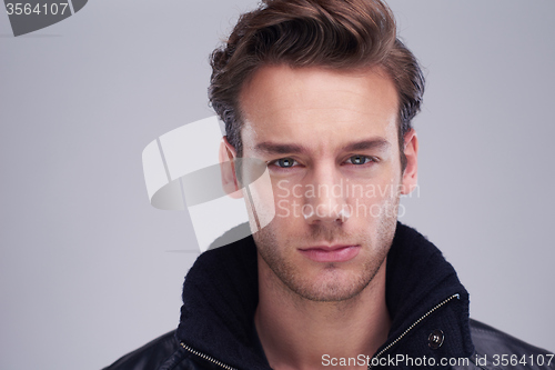 Image of handsome young man portrait