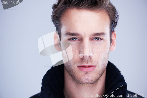 Image of handsome young man portrait