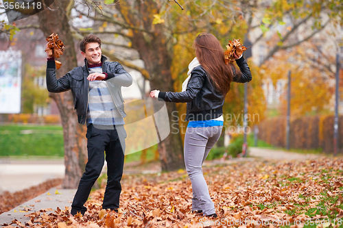 Image of autumn couple