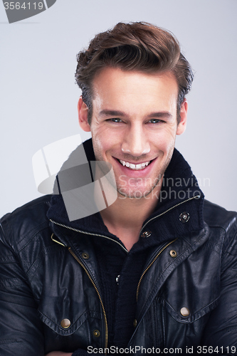 Image of handsome young man portrait