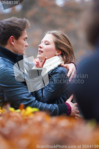 Image of autumn couple