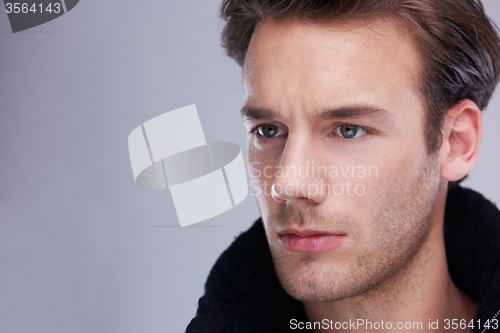 Image of handsome young man portrait