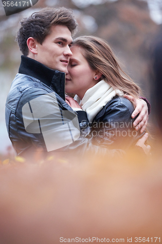 Image of autumn couple