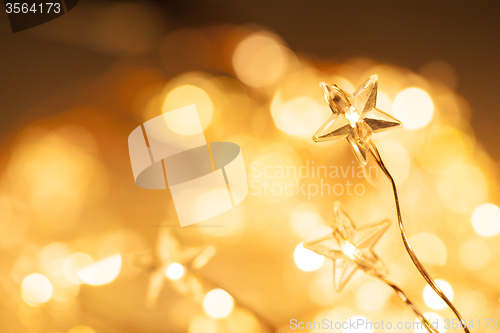 Image of Christmas star lights\r