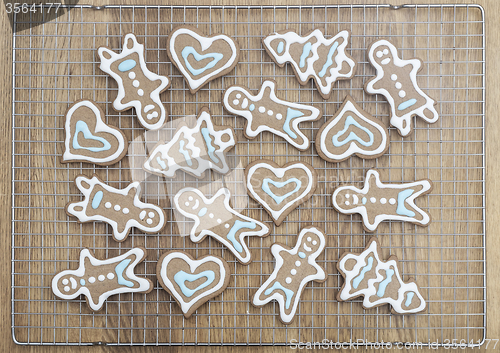 Image of Beautiful gingerbread cookies