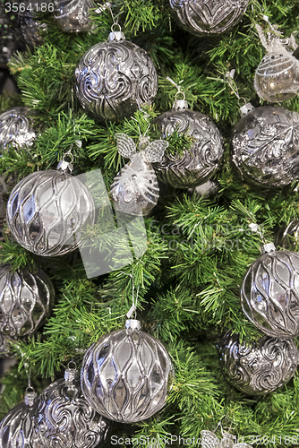 Image of Christmas tree detail