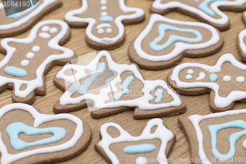 Image of Close-up of gingerbread cookies
