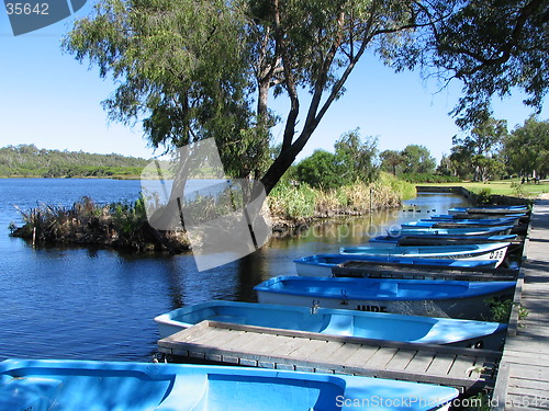 Image of blue lake