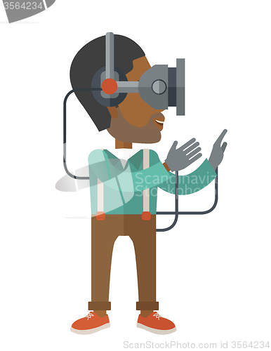 Image of Virtual relaity headset.