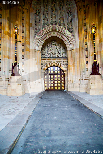 Image of parliament in london  church  marble antique  wall