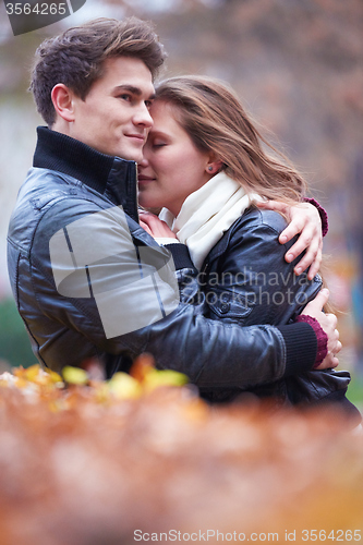Image of autumn couple
