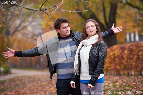 Image of autumn couple