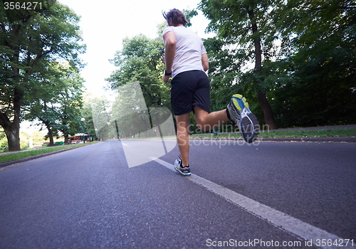 Image of man jogging