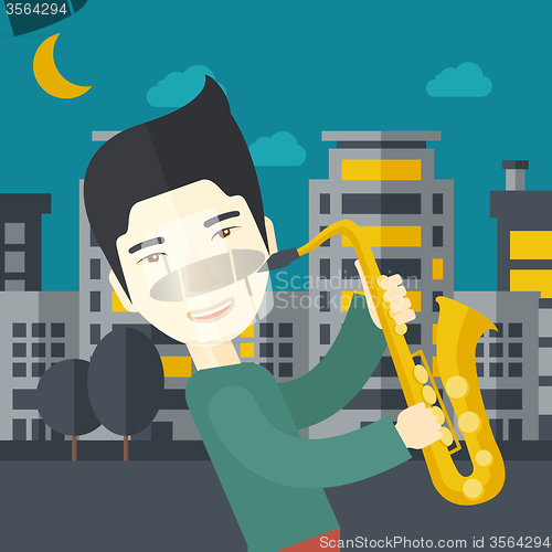 Image of Saxophonist.