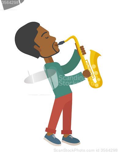 Image of Saxophonist.