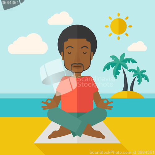 Image of Yoga man