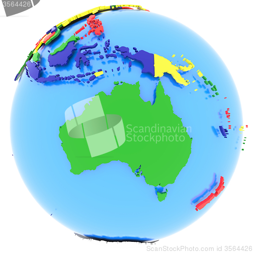 Image of Australia on Earth