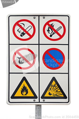 Image of Flammable Warning Sign