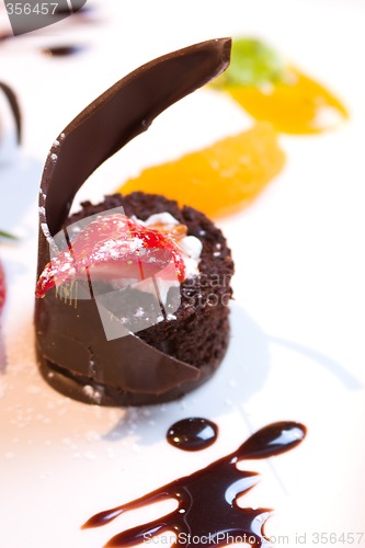 Image of Dark Chocolate Dessert