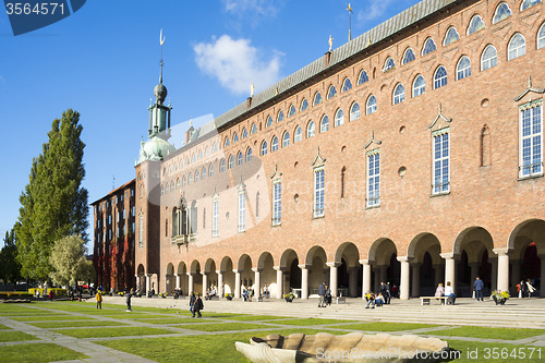 Image of city hall of Stockholm