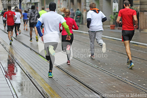 Image of Marathon running