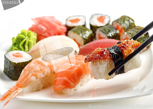 Image of various sushi