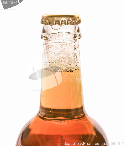 Image of Retro looking Beer bottle