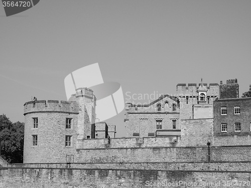 Image of Black and white Tower of London