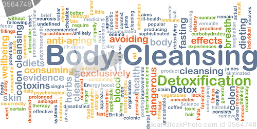 Image of Body cleansing background concept