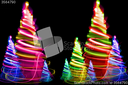 Image of christmas forest 