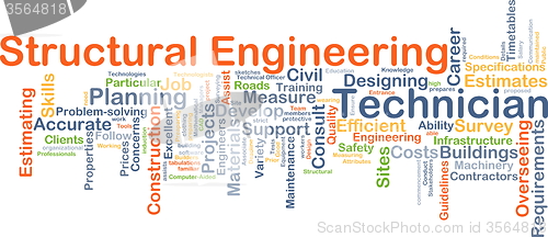 Image of Structural engineering technician background concept