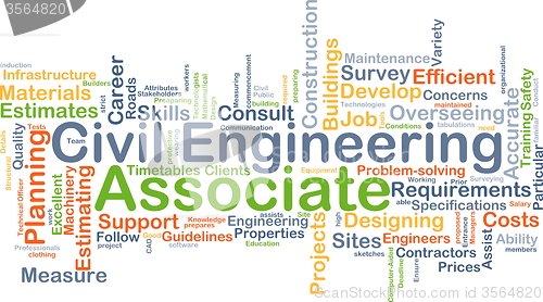 Image of Civil engineering associate background concept