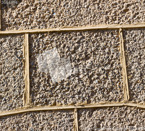 Image of in london abstract    texture of a ancien wall and ruined brick