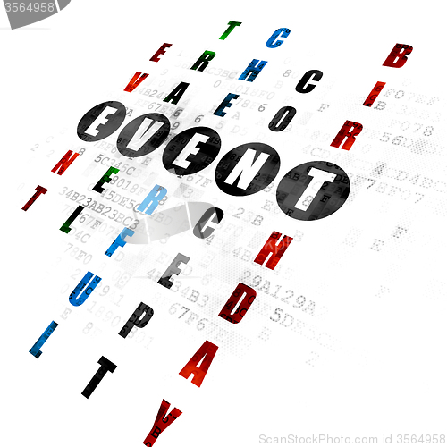 Image of Holiday concept: Event in Crossword Puzzle
