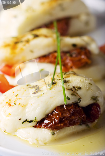Image of baked halloumi cheese