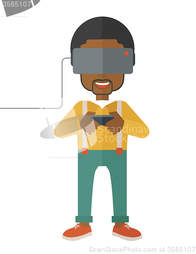 Image of Virtual relaity headset.