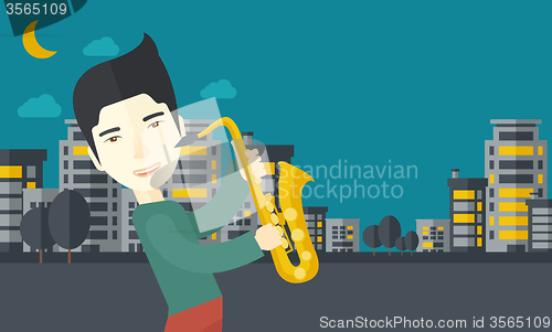 Image of Saxophonist.