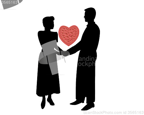 Image of couple in love