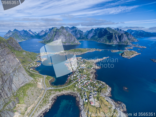 Image of Reine from air